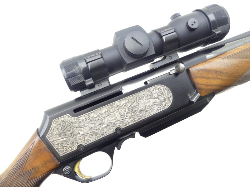 CARABINE DE CHASSE SEMI–AUTOMATIQUE BAR BROWNING.