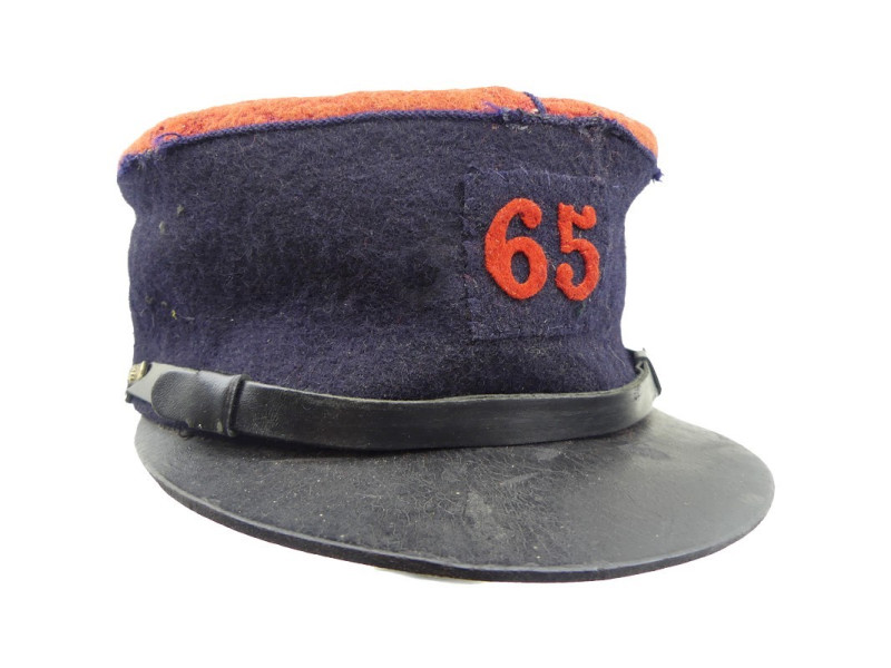 KEPI DU 65e REGIMENT D’INFANTERIE MODELE 1935.