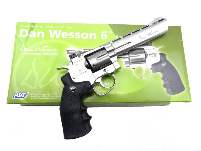 REPLIQUE AIRSOFT ASG REVOLVER DAN WESSON CO2.